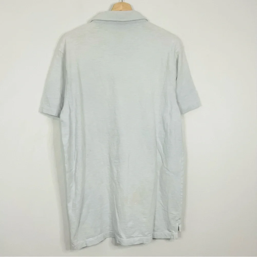 J. Crew Light Blue Cotton Pique Polo XL